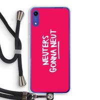 Neuters (roze): Honor Play 8A Transparant Hoesje met koord