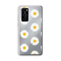 Margrietjes: Huawei P40 Transparant Hoesje