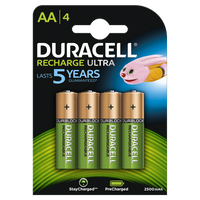 Duracell Rechargeable Stay Charged AA/HR6 2500mAh blister 4 stuks - thumbnail