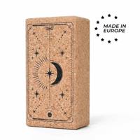 Love Generation Eco Yogablok Kurk - Align with the Stars - Zwart