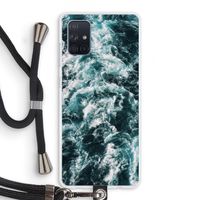 Zee golf: Samsung Galaxy A71 Transparant Hoesje met koord