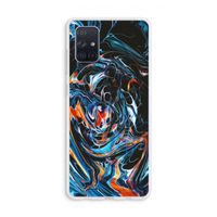 Black Unicorn: Galaxy A71 Transparant Hoesje