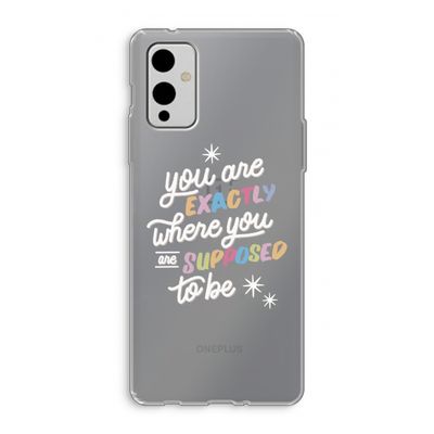 Right Place: OnePlus 9 Transparant Hoesje