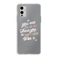 Right Place: OnePlus 9 Transparant Hoesje