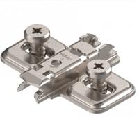 Kruismontage Plaat 0mm Met Voorgemonteerde Euroschroeven