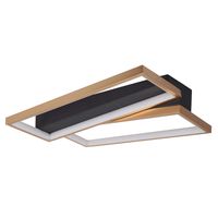 Highlight Plafondlamp Helios L 43 cm B 34 cm mat goud-zwart