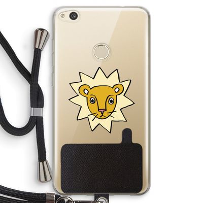 Kleine leeuw: Huawei Ascend P8 Lite (2017) Transparant Hoesje met koord