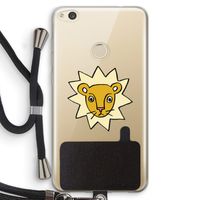 Kleine leeuw: Huawei Ascend P8 Lite (2017) Transparant Hoesje met koord