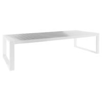Vitoria tuintafel aluminium 300x100x75 cm wit Borek - Borek