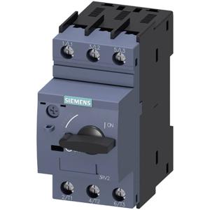 Siemens 3RV2011-1KA10 Vermogensschakelaar 1 stuk(s) Instelbereik (stroomsterkte): 9 - 12.5 A Schakelspanning (max.): 690 V/AC (b x h x d) 45 x 97 x 97 mm