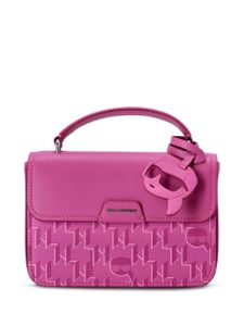 Karl Lagerfeld sac Ikonik 2.0 à motif monogrammé - Rose