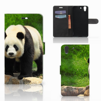 Huawei Y6 II | Honor 5A Telefoonhoesje met Pasjes Panda - thumbnail