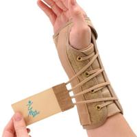 Basko Wrist Lacer Polsbrace - XL - Links - Beige - Lang