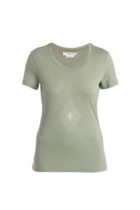 Icebreaker Tech Lite III SS Scoop Light Forms T-Shirt Dames Lichen XL