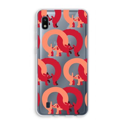Dogs: Samsung Galaxy A10 Transparant Hoesje