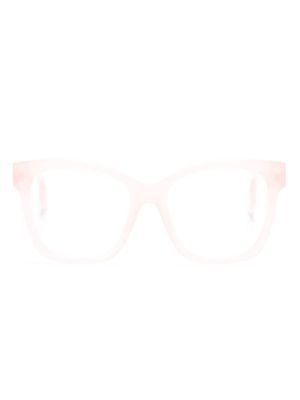 Burberry Eyewear lunettes de vue oversize à monture papillon - Rose