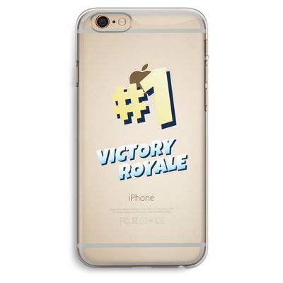 Victory Royale: iPhone 6 Plus / 6S Plus Transparant Hoesje