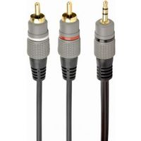Gembird CCA-352-1.5M audio kabel 1,5 m 3.5mm 2 x RCA Zwart
