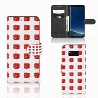 Samsung Galaxy S8 | Book Cover | Paprika Red