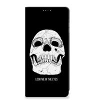 Mobiel BookCase Samsung Galaxy A25 Skull Eyes - thumbnail