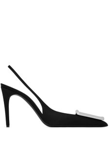 Saint Laurent escarpins Avenue 95 mm à bride arrière - Noir