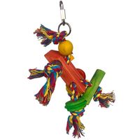 Happy pet Speelgoed papegaai fiesta - thumbnail