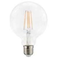 LED Filament lamp E27 - 9 Watt 1055 Lumen - G95 - 2700K Warmwit licht - Dimbaar - Helder glas