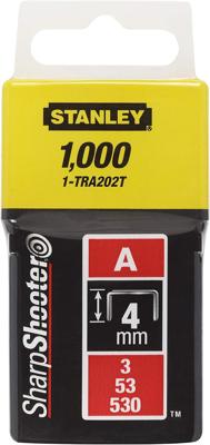 Stanley nietjes 4 mm type A 1000 stuks