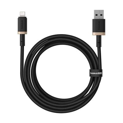 Baseus Dura Snellaadkabel Type A naar IP 2.4A 2 m Zwart, Goud