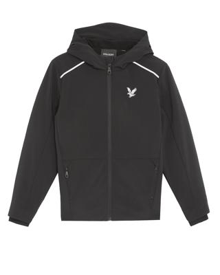 Lyle & Scott winter winterjas jongens - zwart - gewatteerd