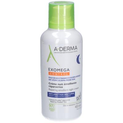 A-Derma ExoMega Control Herstellende Emolliërende Nachtcrème Anti-Jeuk 400ml