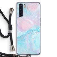 Fantasie pastel: Oppo A91 Transparant Hoesje met koord