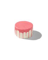 HEMA Dripcake Roze Red Velvet 8 P. (roze) - thumbnail