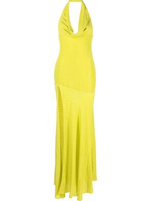 De La Vali robe longue à dos-nu - Vert