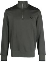 Fred Perry sweat zippé à logo brodé - Vert