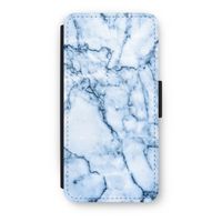 Blauw marmer: iPhone SE 2020 Flip Hoesje