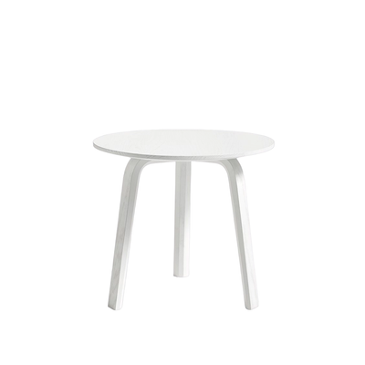 HAY Bella bijzettafel Ø45 H39 wit gelakt eiken