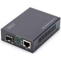 Digitus DN-82140 1000Mbit/s Zwart netwerk media converter Digitus DN-82140 1000Mbit/s Zwart netwerk media converter