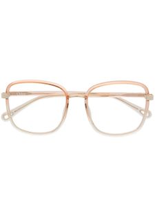 Chloé Eyewear lunettes de vue à monture oversize - Orange