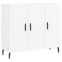 The Living Store Dressoir - Modern - 90 x 34 x 80 cm - Wit