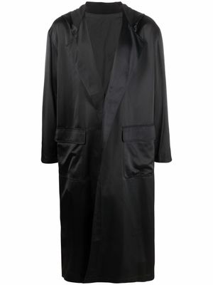 Yohji Yamamoto Pre-Owned peignoir à logo imprimé (1995)