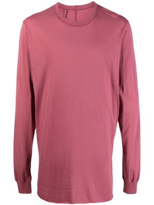 11 By Boris Bidjan Saberi t-shirt en coton à manches longues - Rose
