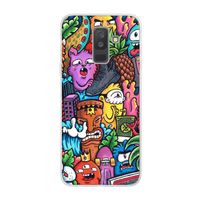 Vexx Mixtape: Samsung Galaxy A6 Plus (2018) Transparant Hoesje