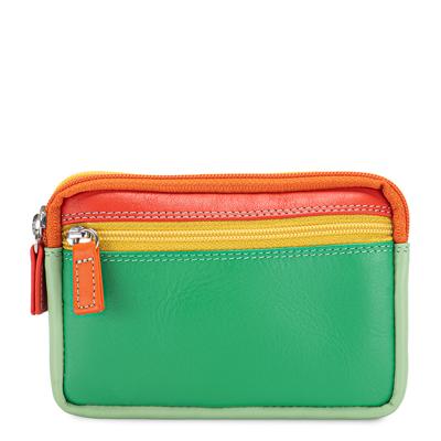 Mywalit Small Leather Double Zip Purse Sicily