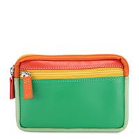 Mywalit Small Leather Double Zip Purse Sicily