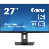 Iiyama ProLite XUB2793HSU-B7 LED-monitor Energielabel E (A - G) 68.6 cm (27 inch) 1920 x 1080 Pixel 16:9 1 ms HDMI, DisplayPort, Hoofdtelefoon (3.5 mm