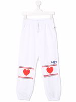 Gcds Kids pantalon à imprimé cœurs - Blanc