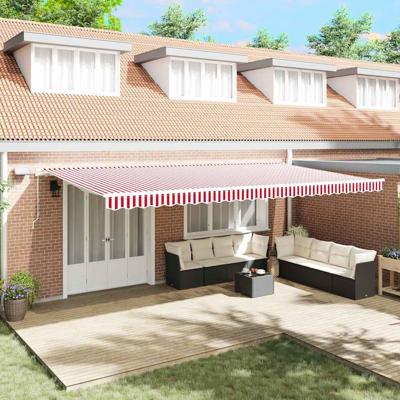 Luifel 600x300 cm with Rood en wit 600 × 300 cm Rood en wit