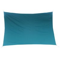 Premium kwaliteit schaduwdoek/zonnescherm Shae rechthoekig blauw 2 x 3 meter
