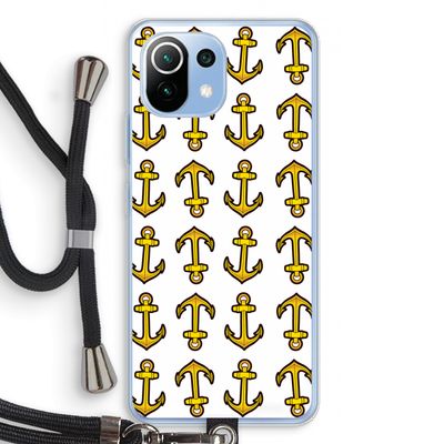 Musketon Anchor: Xiaomi Mi 11 Lite Transparant Hoesje met koord